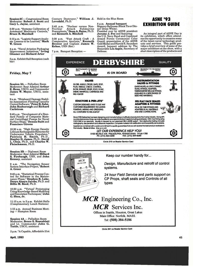 Maritime Reporter Magazine, page 43,  Apr 1993