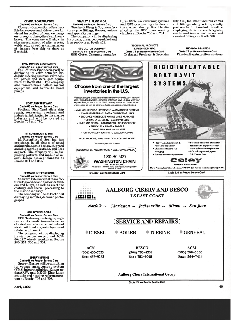 Maritime Reporter Magazine, page 47,  Apr 1993