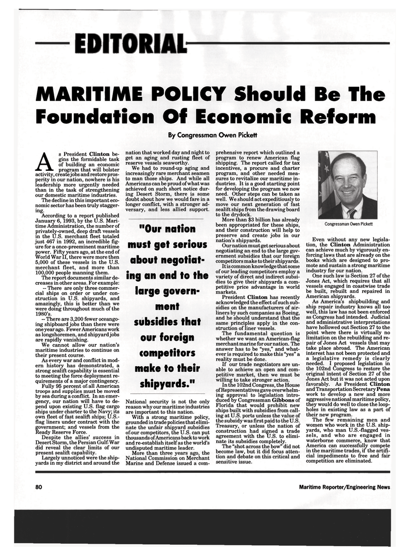 Maritime Reporter Magazine, page 78,  Apr 1993