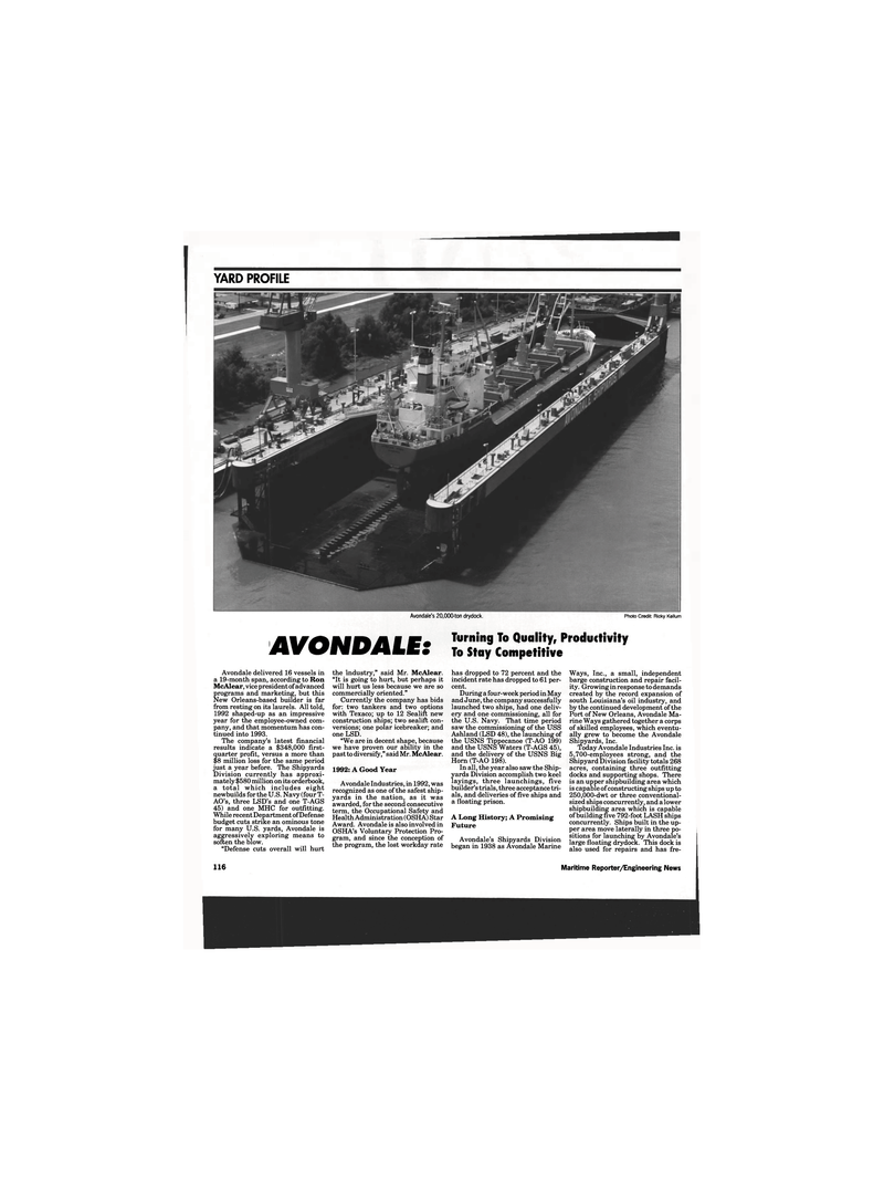 Maritime Reporter Magazine, page 115,  Jun 1993