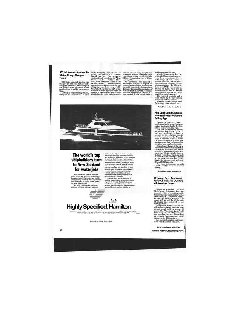 Maritime Reporter Magazine, page 91,  Jun 1993