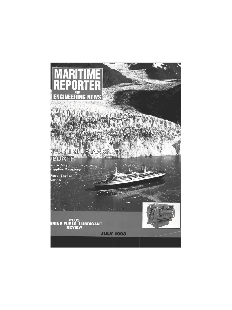 Maritime Reporter Magazine Cover Jul 1993 - 