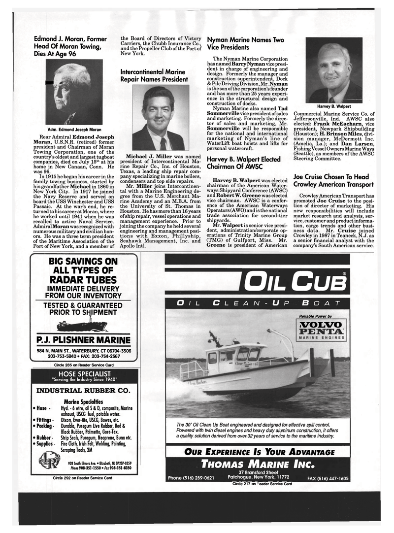 Maritime Reporter Magazine, page 20,  Aug 1993