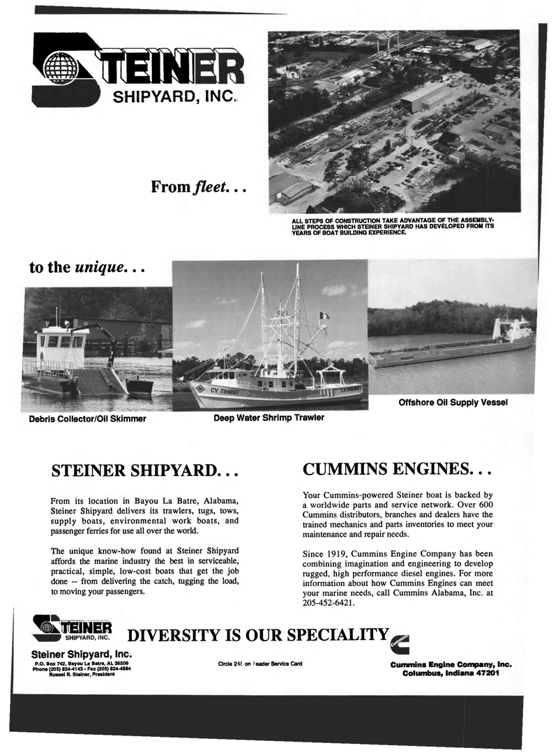 Maritime Reporter Magazine, page 31,  Aug 1993