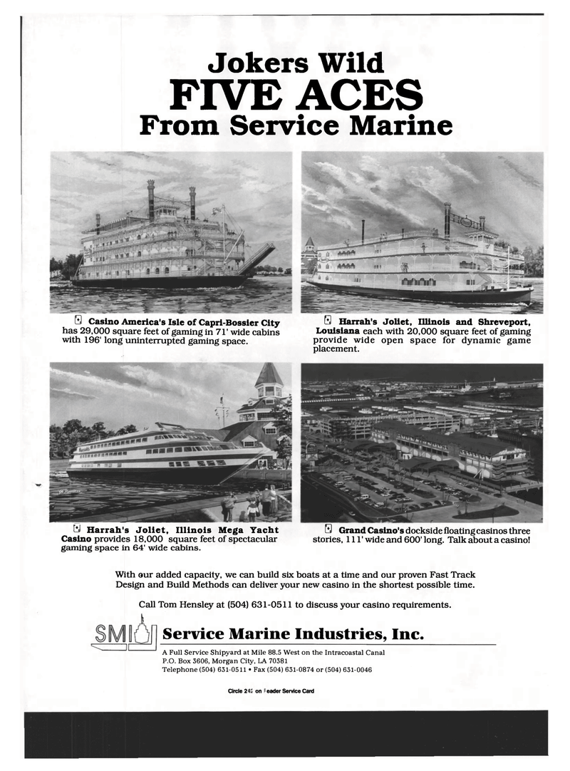 Maritime Reporter Magazine, page 48,  Aug 1993