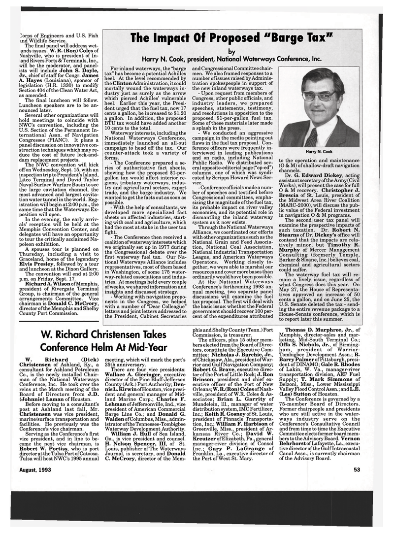 Maritime Reporter Magazine, page 51,  Aug 1993