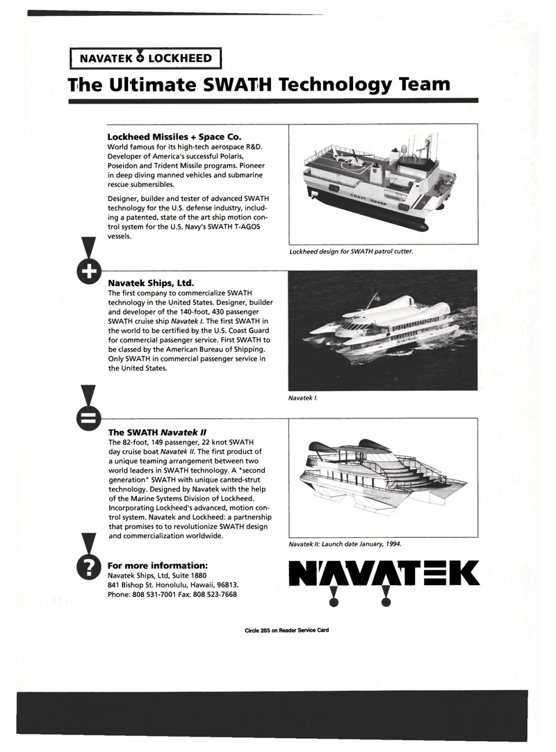 Maritime Reporter Magazine, page 9,  Sep 1993