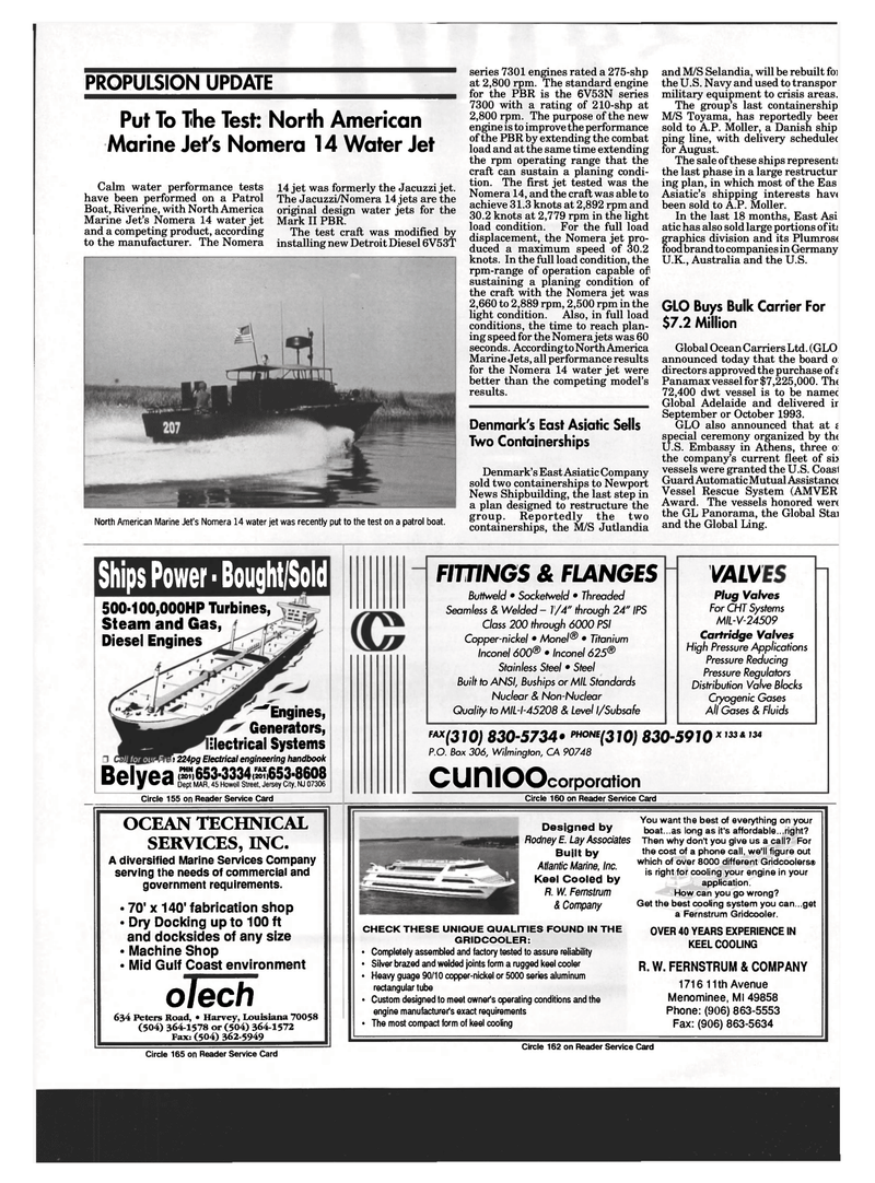 Maritime Reporter Magazine, page 128,  Sep 1993