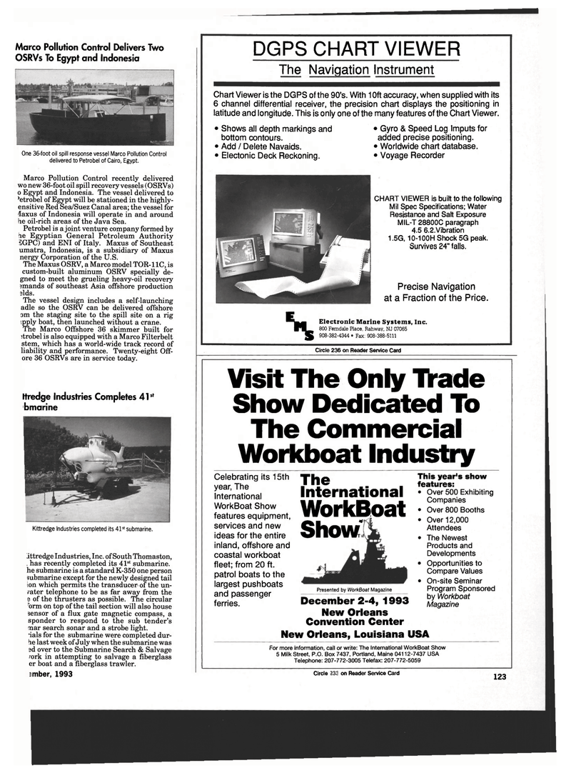 Maritime Reporter Magazine, page 129,  Sep 1993