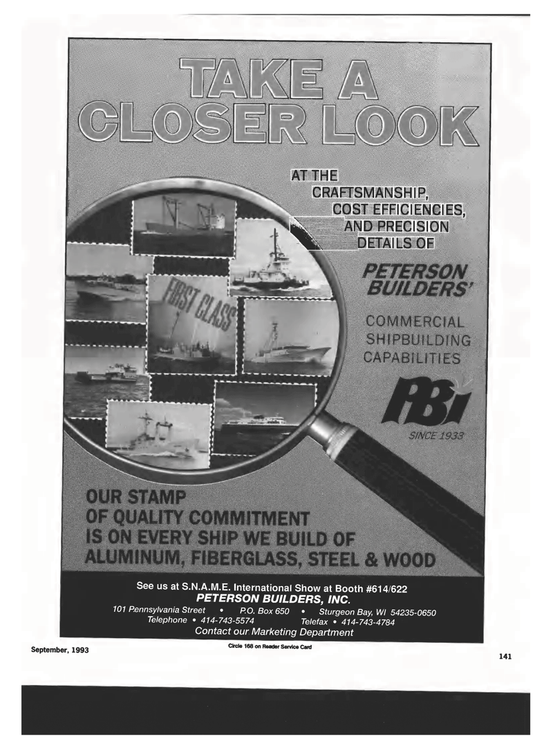 Maritime Reporter Magazine, page 147,  Sep 1993