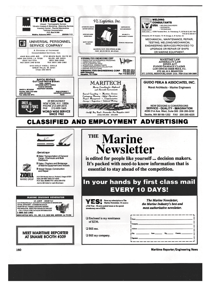 Maritime Reporter Magazine, page 164,  Sep 1993