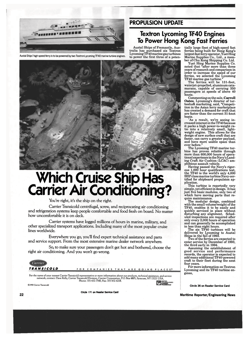 Maritime Reporter Magazine, page 20,  Sep 1993