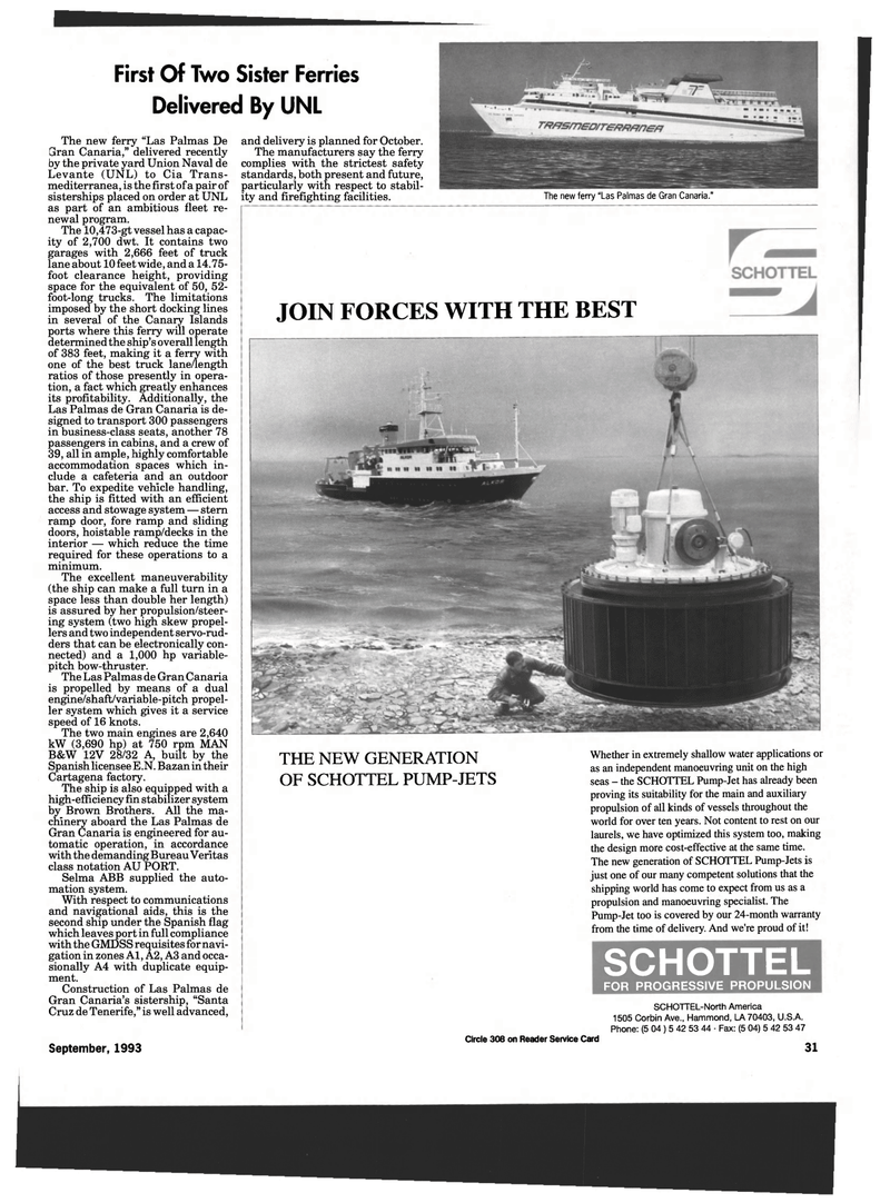 Maritime Reporter Magazine, page 29,  Sep 1993