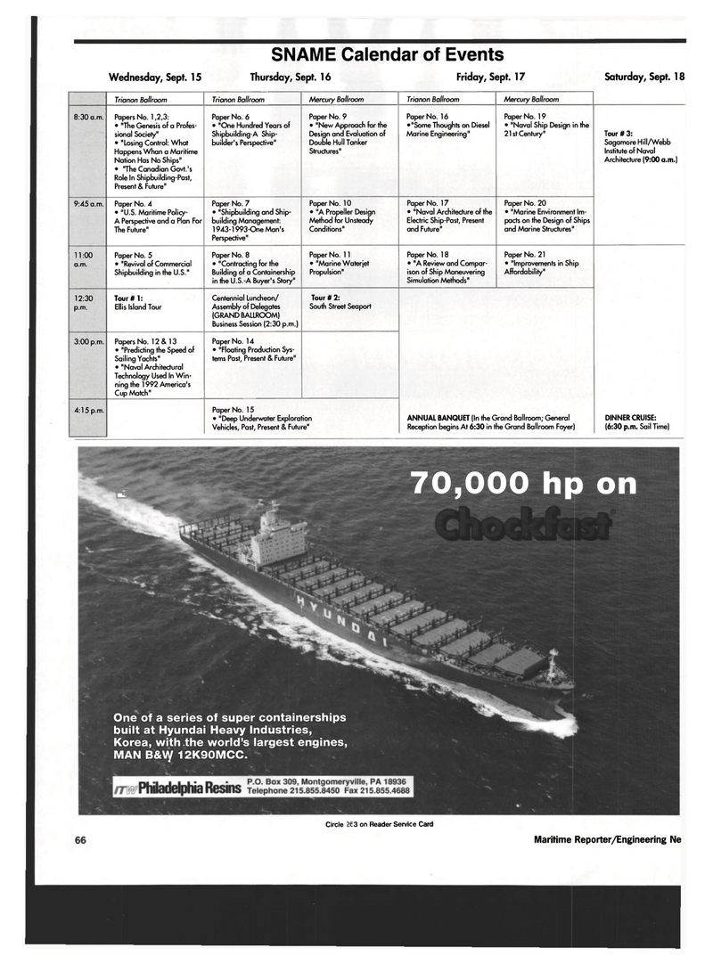 Maritime Reporter Magazine, page 64,  Sep 1993