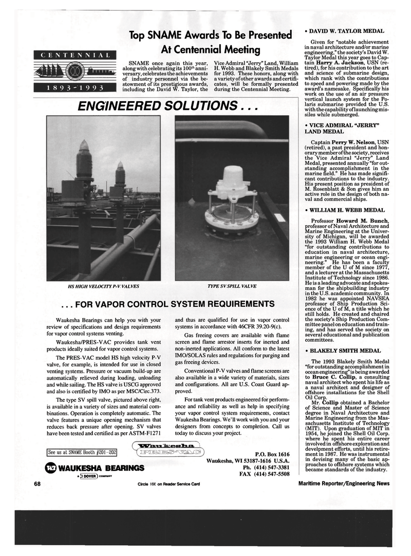Maritime Reporter Magazine, page 66,  Sep 1993