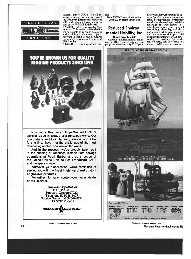 Maritime Reporter Magazine, page 90,  Sep 1993