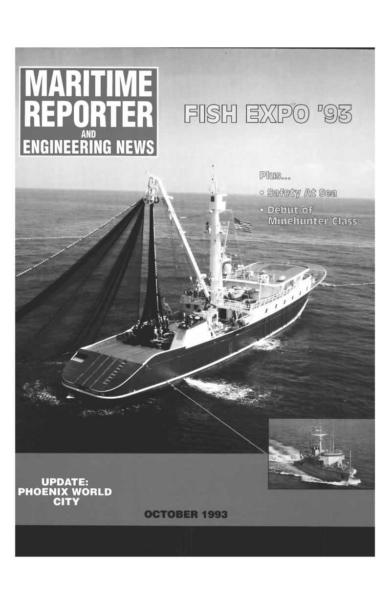 Maritime Reporter Magazine Cover Oct 1993 - 
