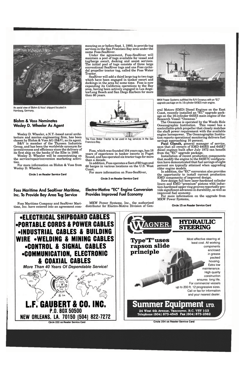 Maritime Reporter Magazine, page 23,  Oct 1993