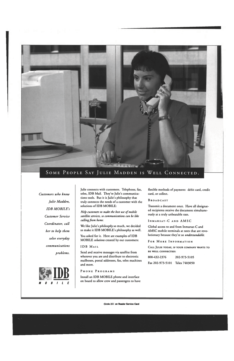 Maritime Reporter Magazine, page 4th Cover,  Oct 1993