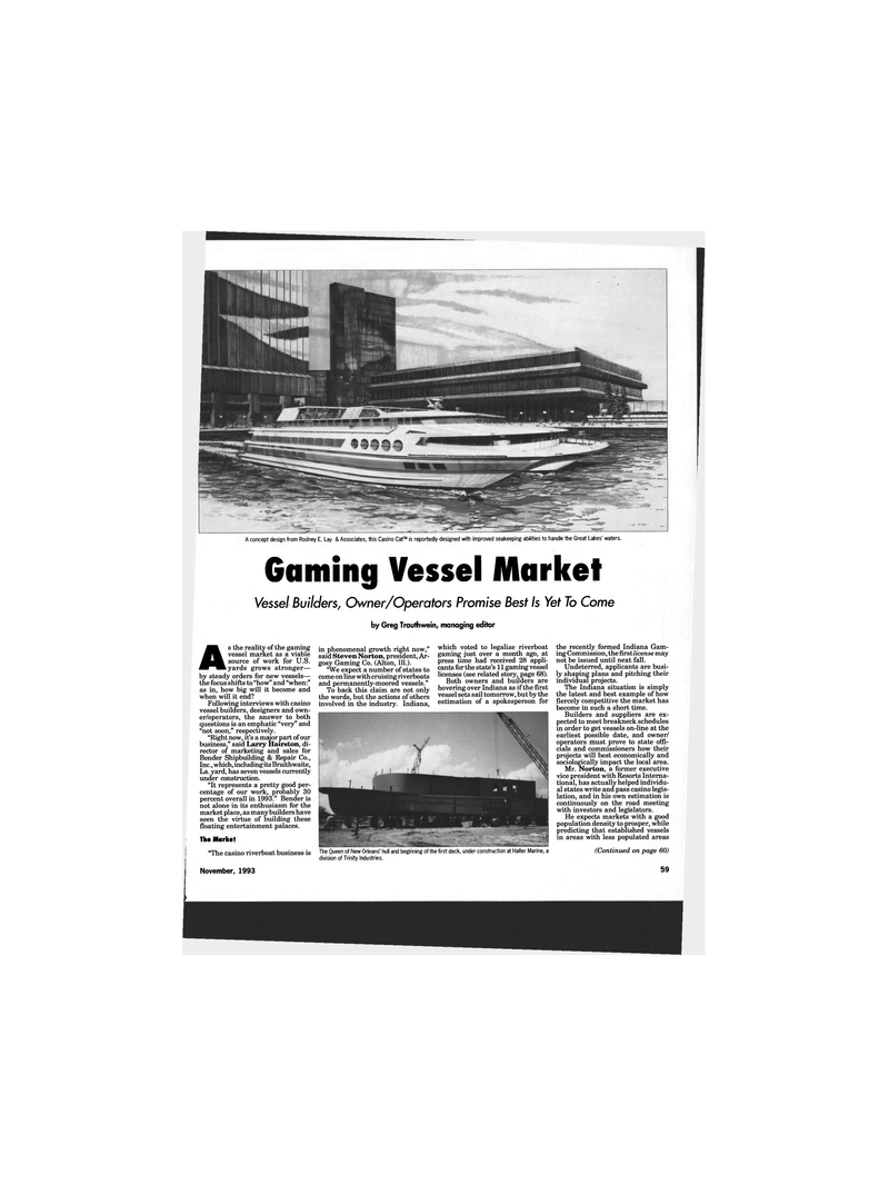 Maritime Reporter Magazine, page 57,  Nov 1993