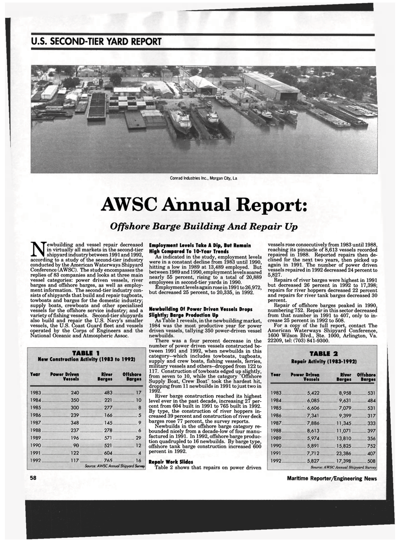 Maritime Reporter Magazine, page 56,  Dec 1993