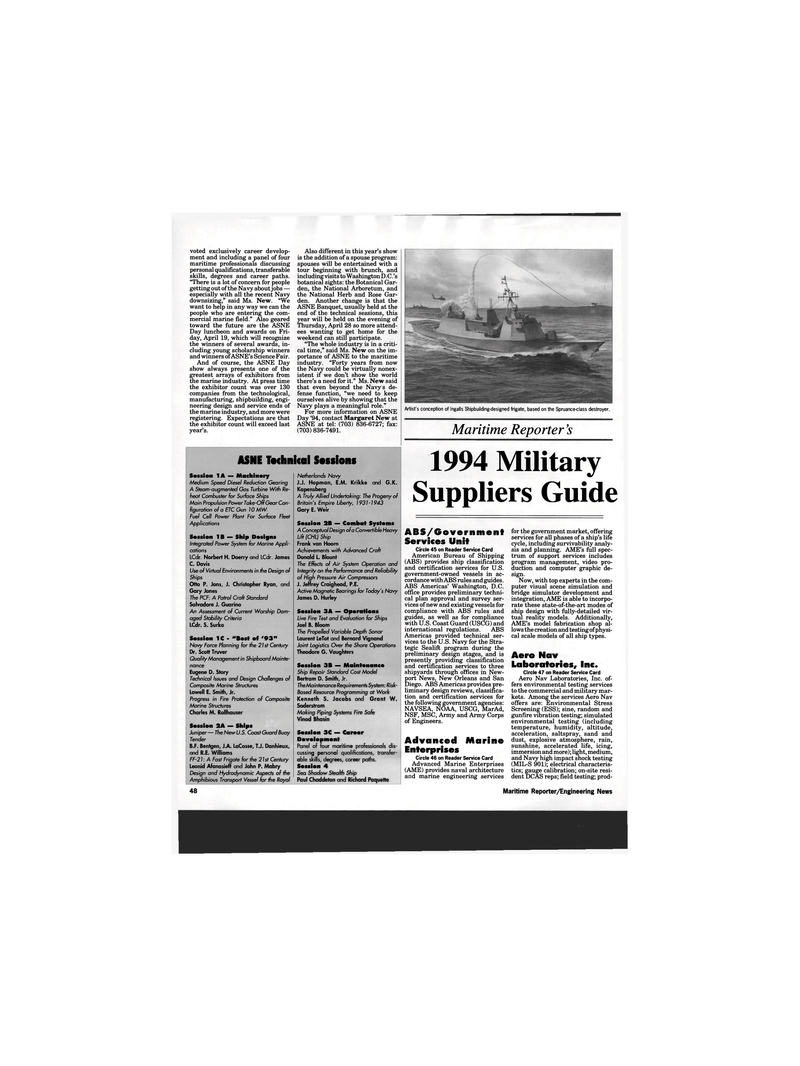 Maritime Reporter Magazine, page 62,  Apr 1994