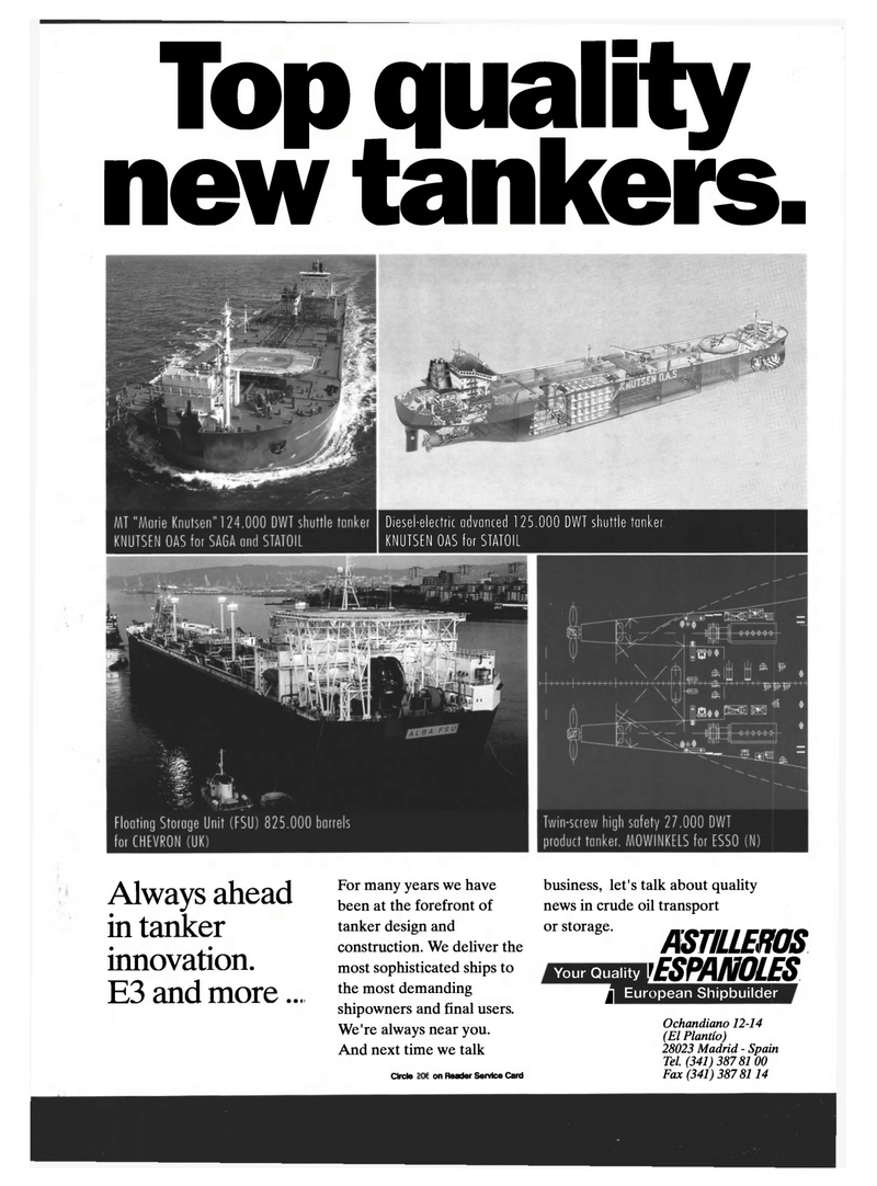 Maritime Reporter Magazine, page 4th Cover,  May 1994