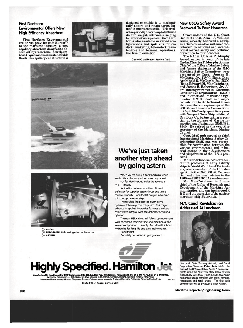 Maritime Reporter Magazine, page 98,  Jun 1994