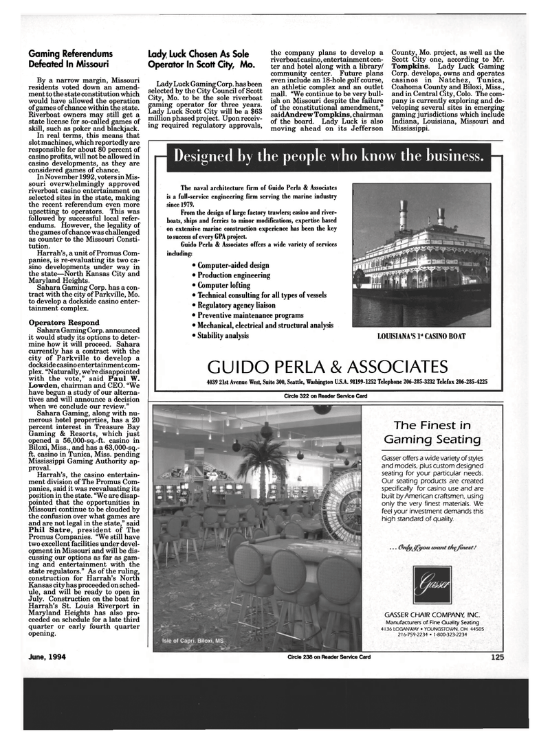 Maritime Reporter Magazine, page 115,  Jun 1994