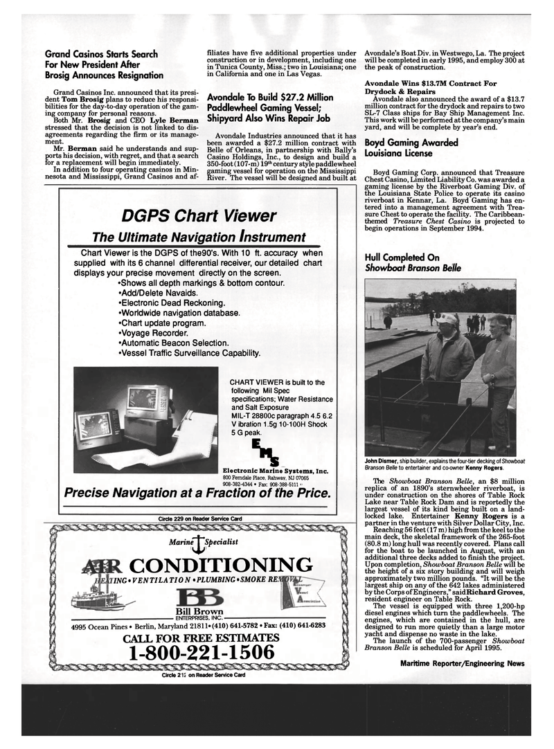 Maritime Reporter Magazine, page 118,  Jun 1994
