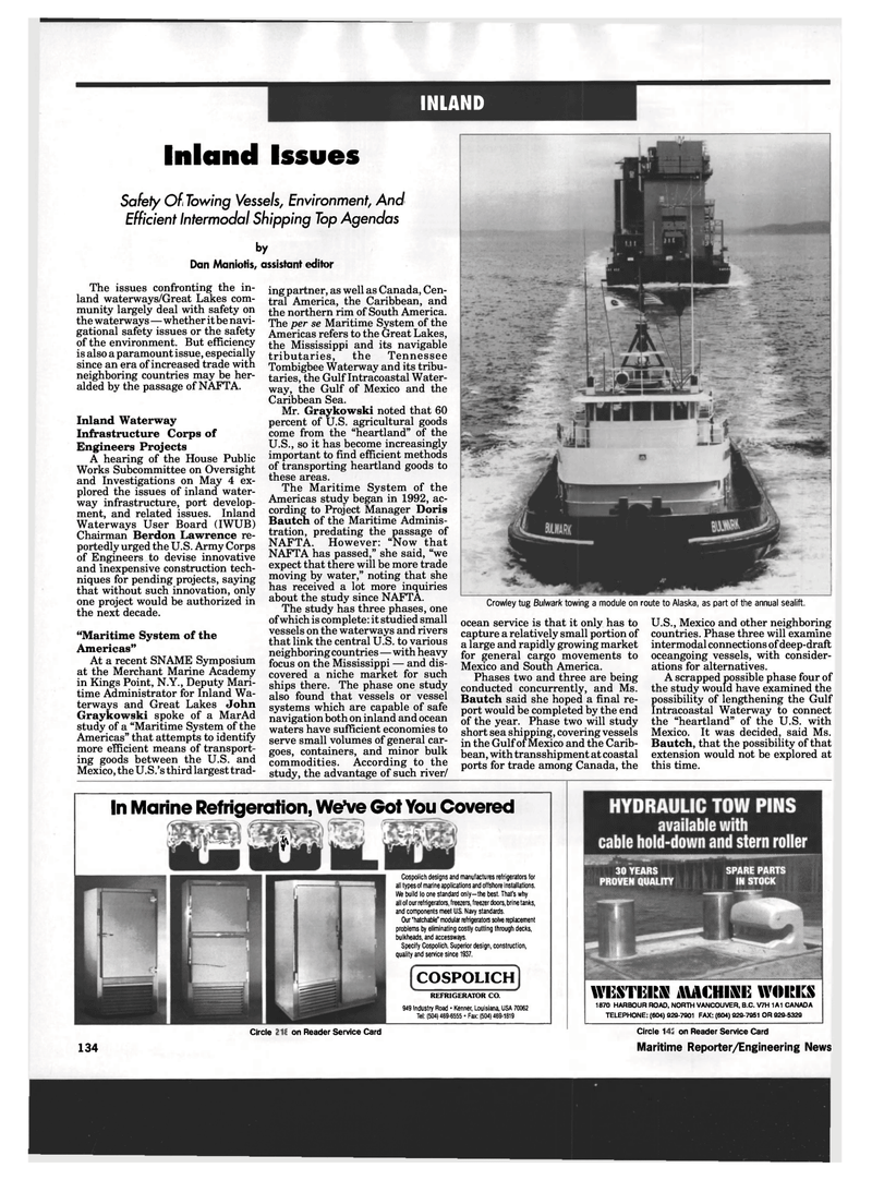 Maritime Reporter Magazine, page 124,  Jun 1994