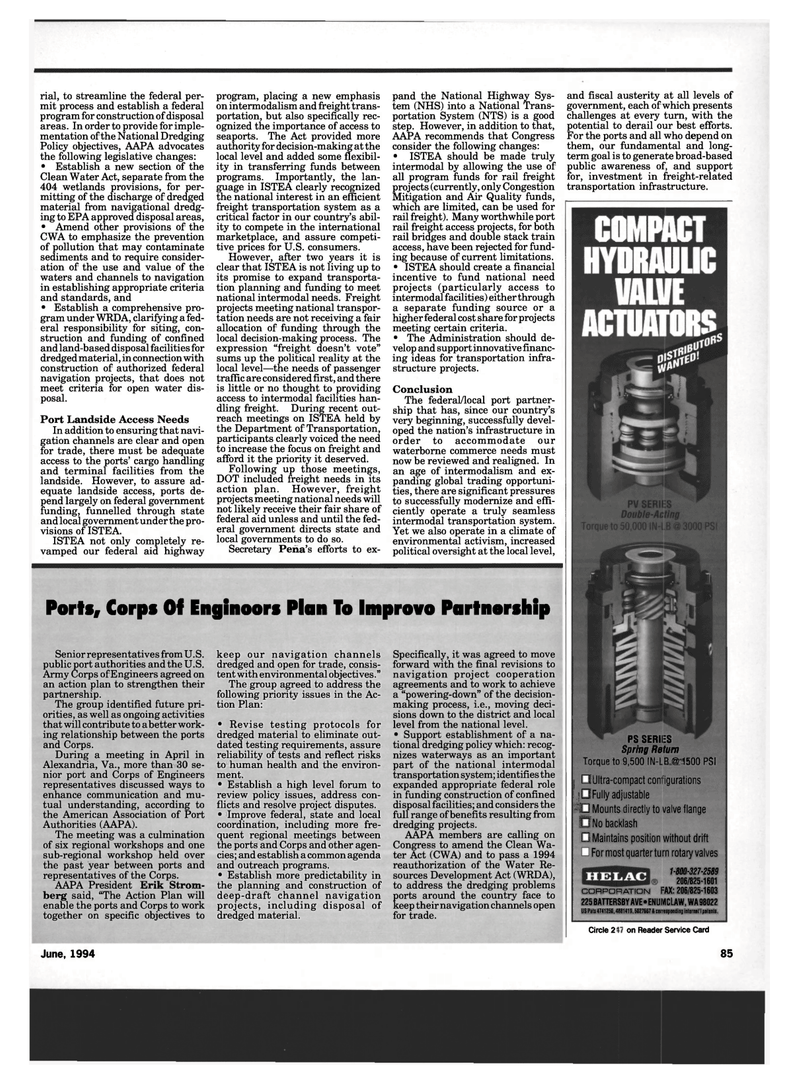 Maritime Reporter Magazine, page 75,  Jun 1994