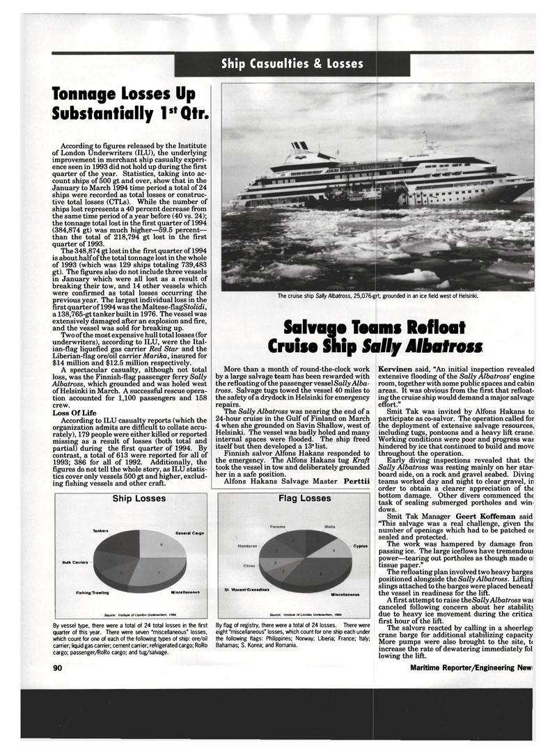 Maritime Reporter Magazine, page 80,  Jun 1994