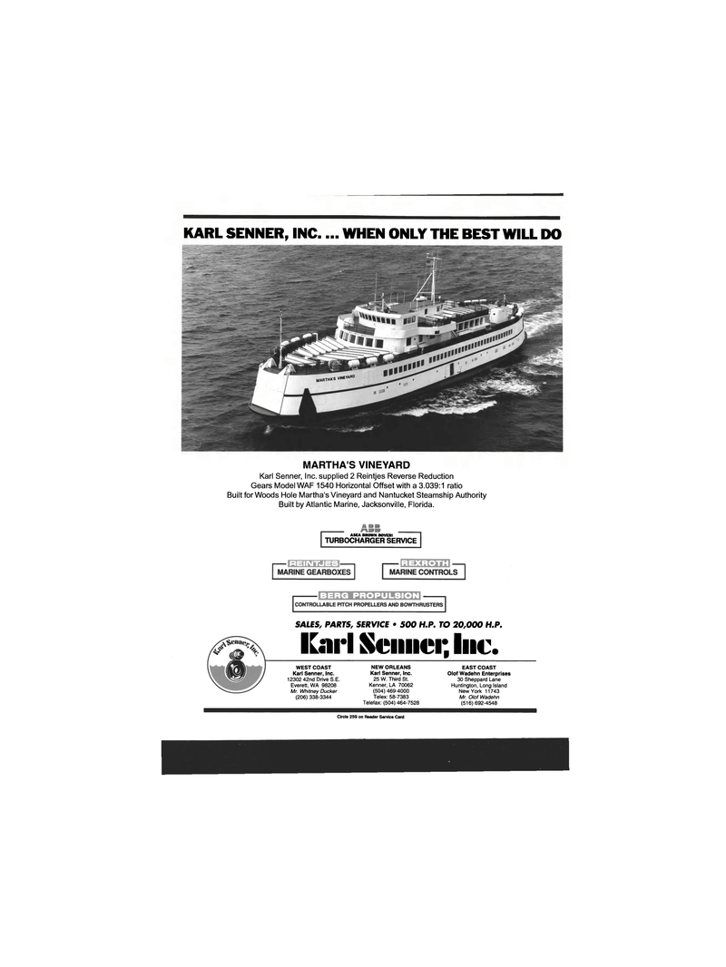 Maritime Reporter Magazine, page 2nd Cover,  Jul 1994