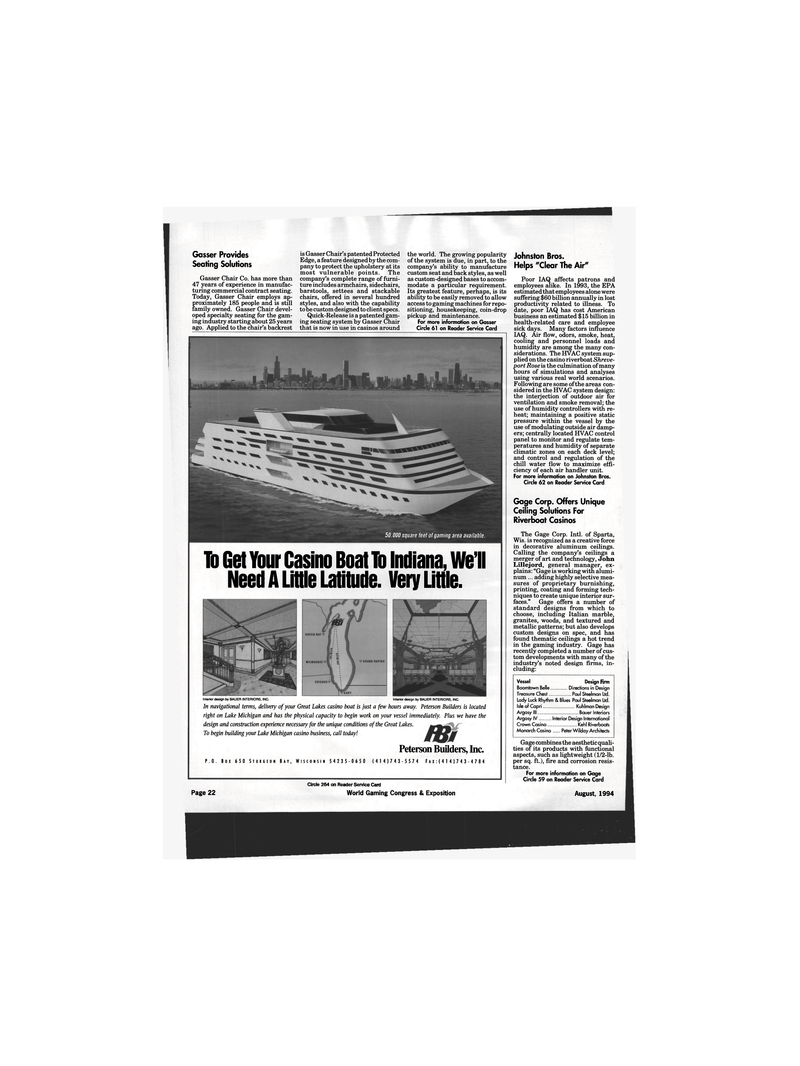 Maritime Reporter Magazine, page 36,  Aug 1994
