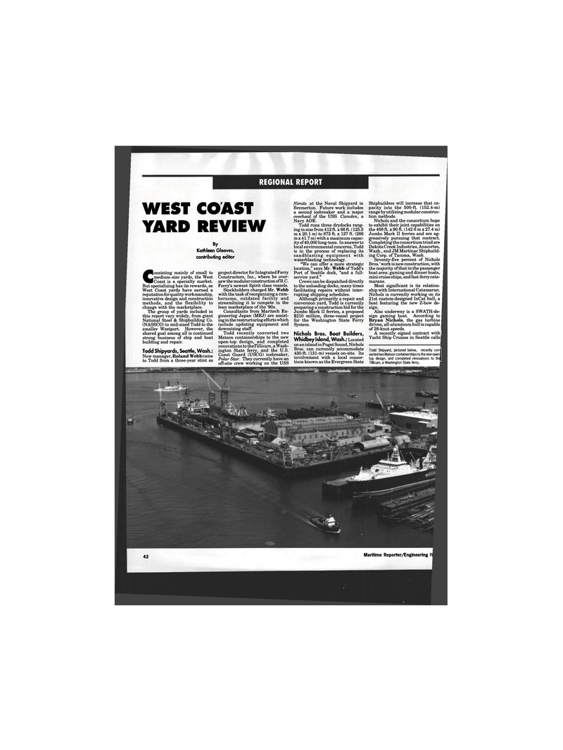 Maritime Reporter Magazine, page 62,  Aug 1994