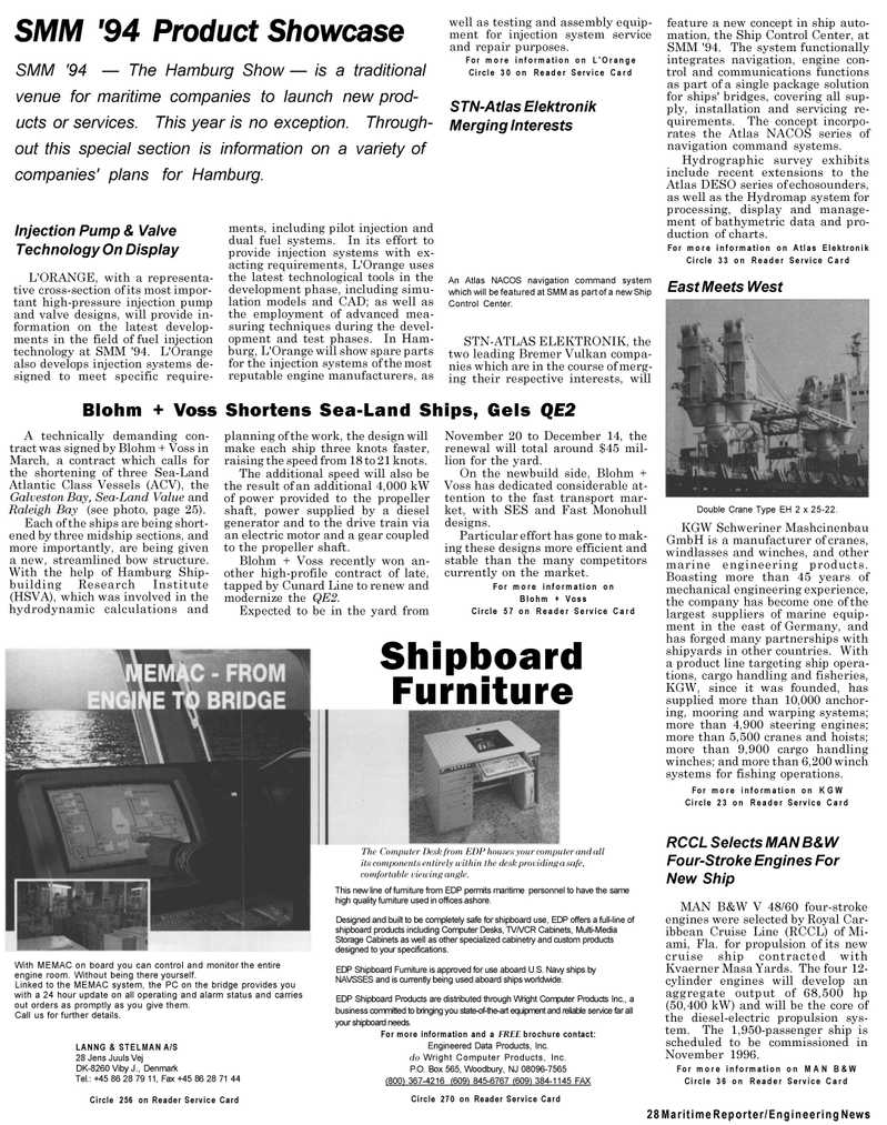 Maritime Reporter Magazine, page 26,  Sep 1994