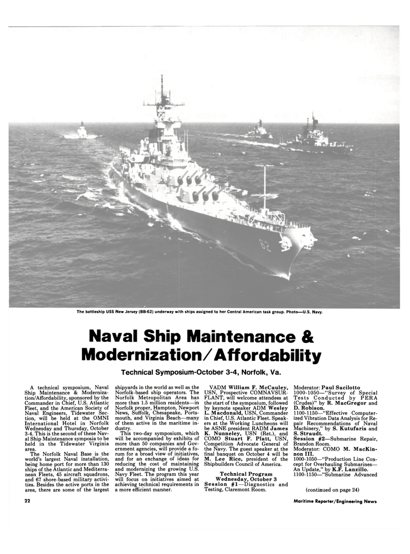 Maritime Reporter Magazine, page 20,  Sep 15, 1994