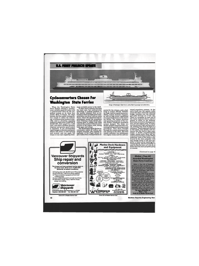 Maritime Reporter Magazine, page 61,  Oct 1994