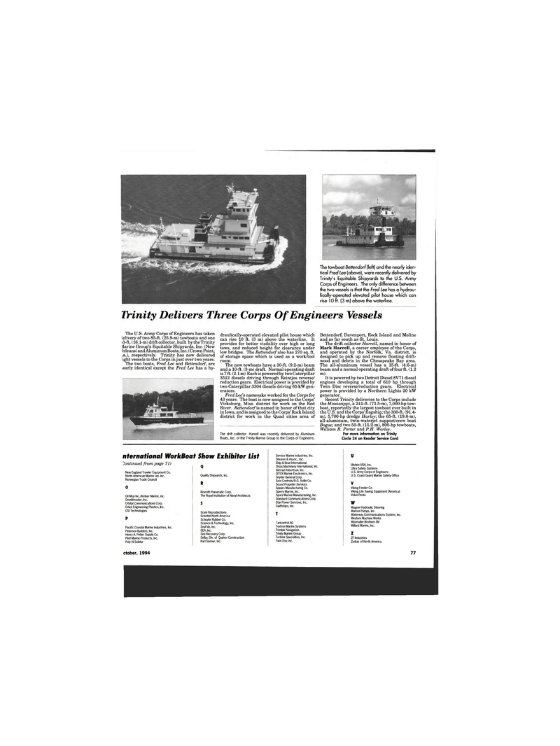 Maritime Reporter Magazine, page 90,  Oct 1994