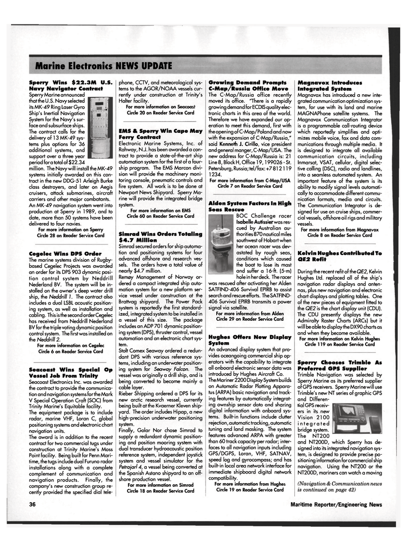 Maritime Reporter Magazine, page 34,  Mar 1995