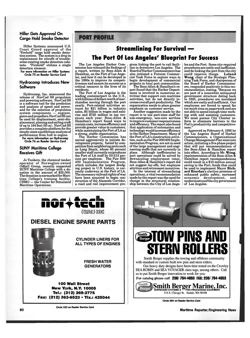 Maritime Reporter Magazine, page 80,  Mar 1995