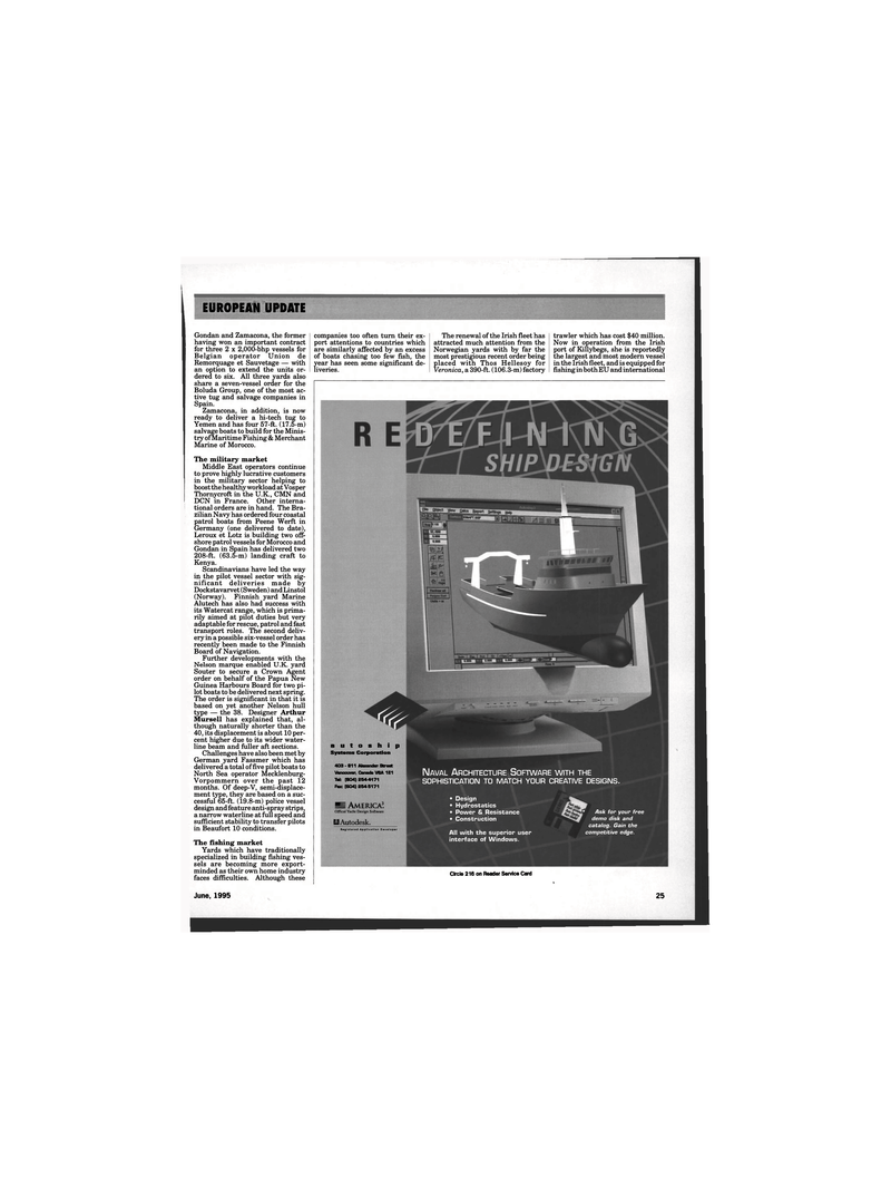Maritime Reporter Magazine, page 23,  Jun 1995