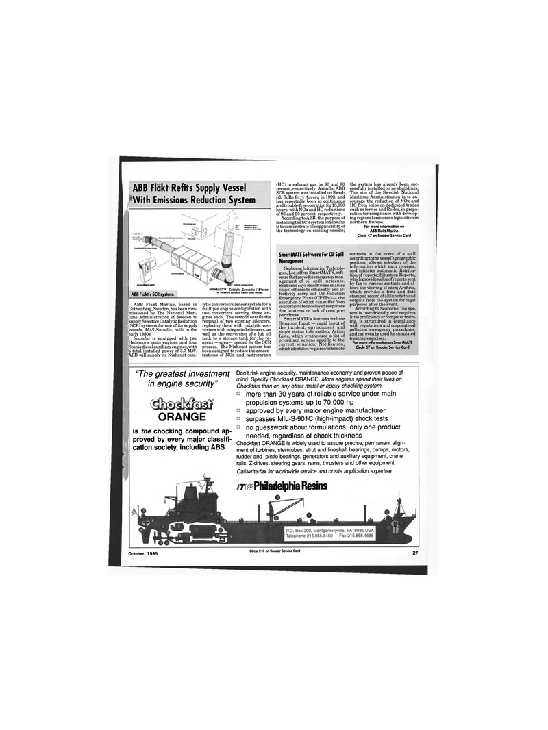 Maritime Reporter Magazine, page 25,  Oct 1995