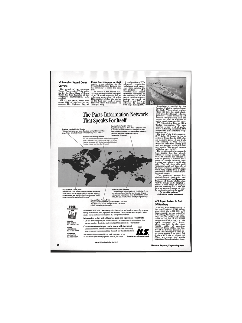 Maritime Reporter Magazine, page 24,  Nov 1995