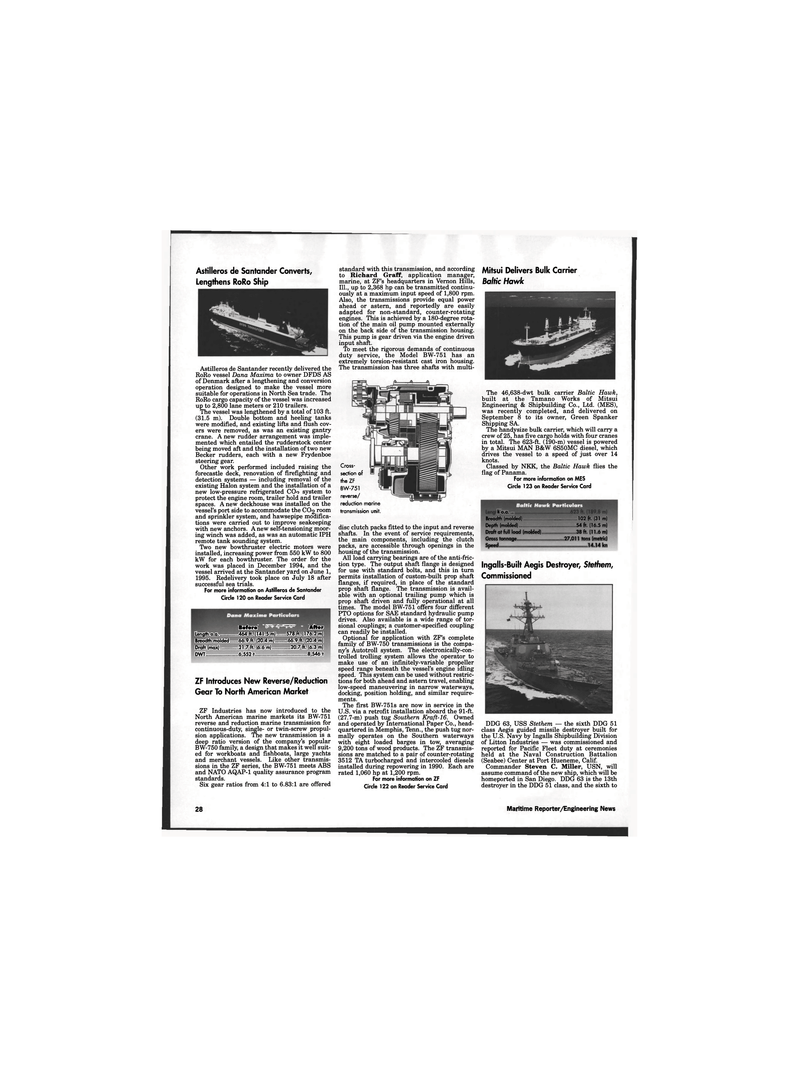 Maritime Reporter Magazine, page 26,  Nov 1995