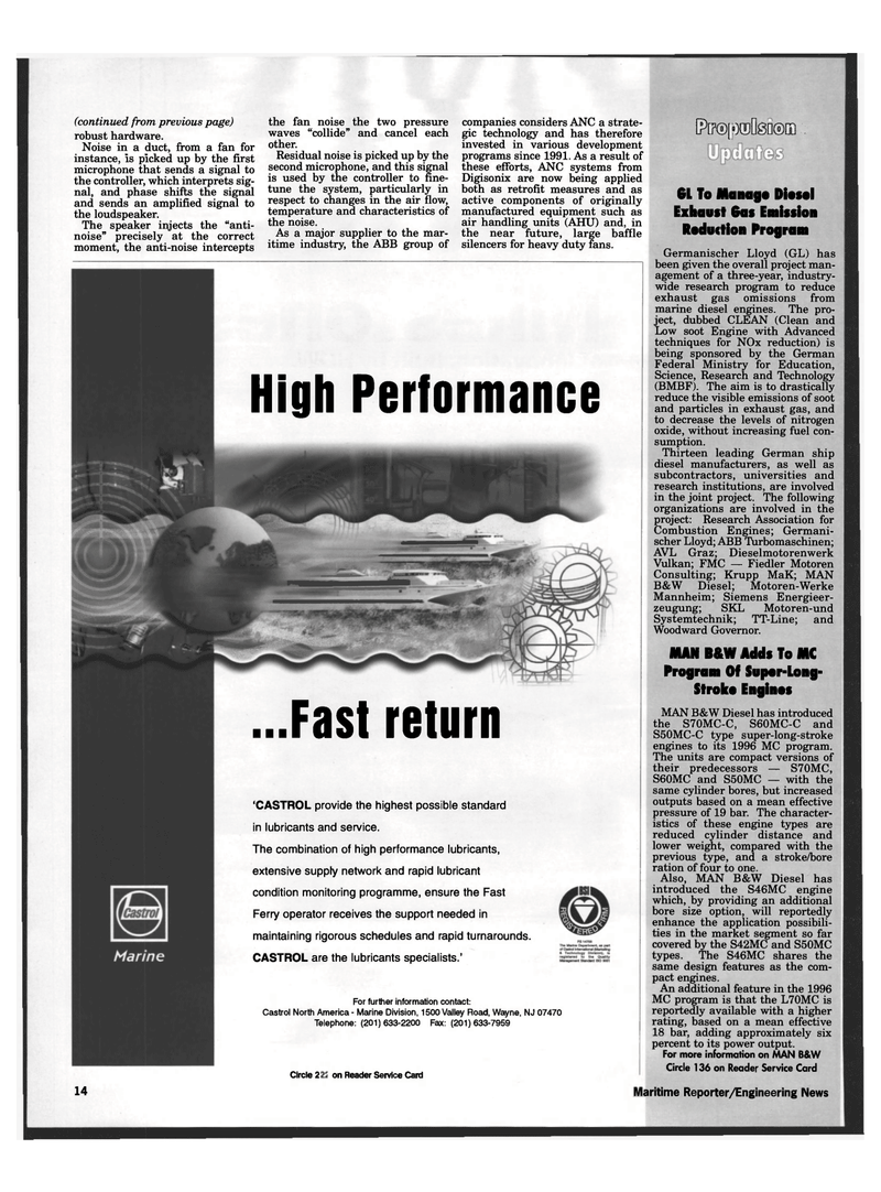 Maritime Reporter Magazine, page 12,  May 1996