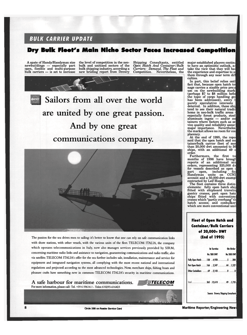 Maritime Reporter Magazine, page 6,  May 1996