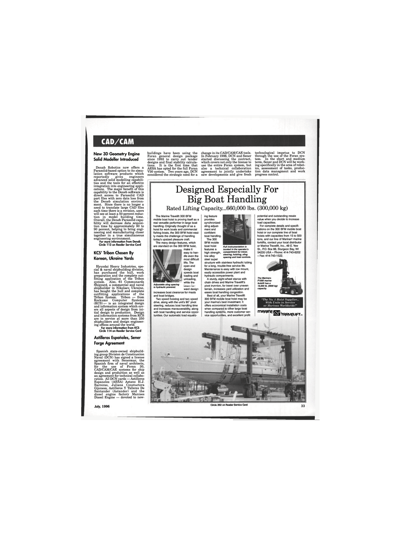 Maritime Reporter Magazine, page 31,  Jul 1996