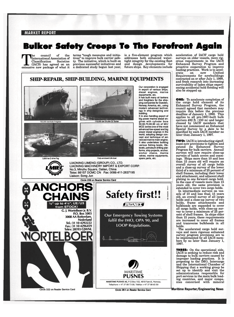 Maritime Reporter Magazine, page 18,  Aug 1996